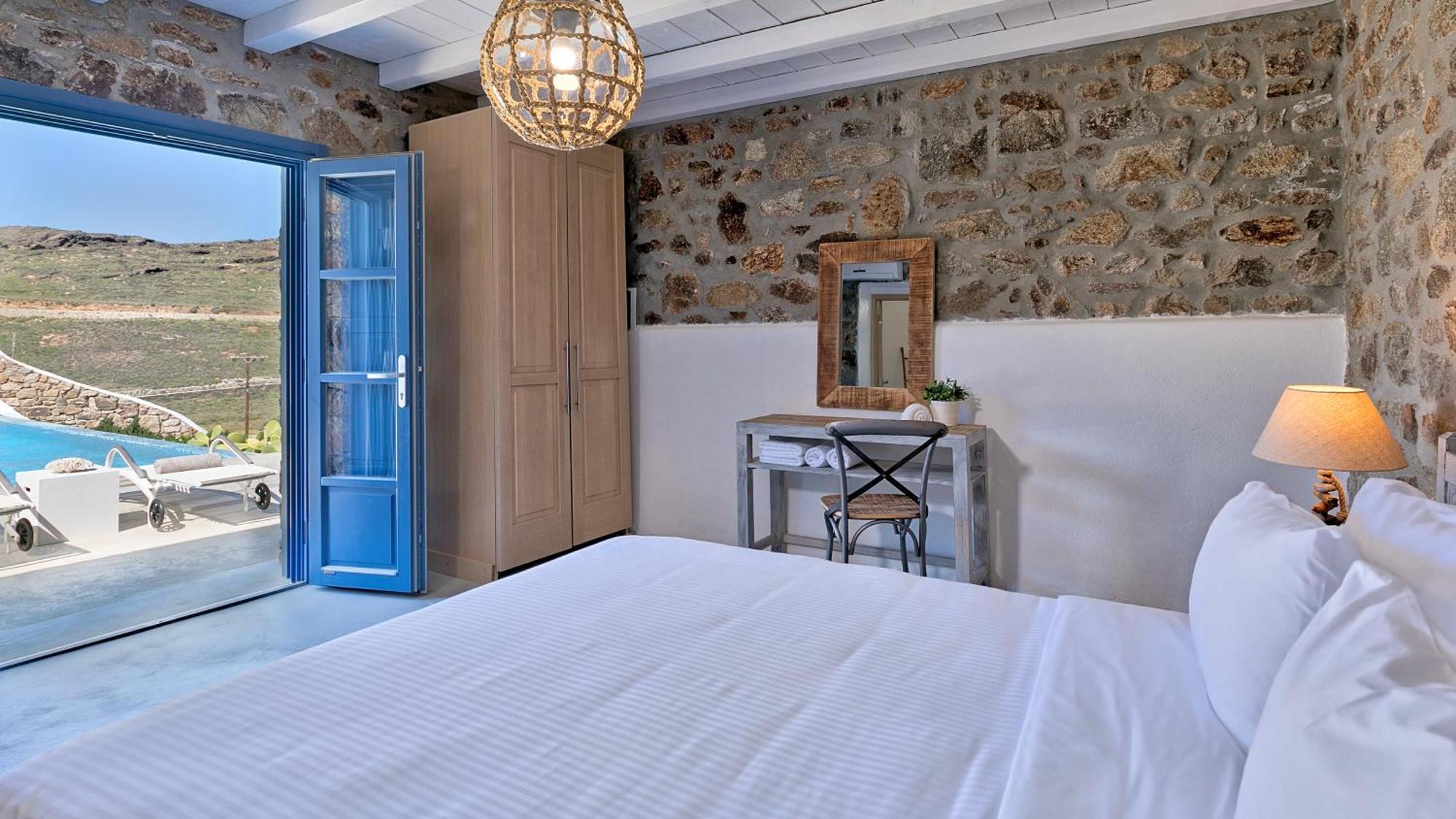 Mykonos Panormos Villas Værelse billede